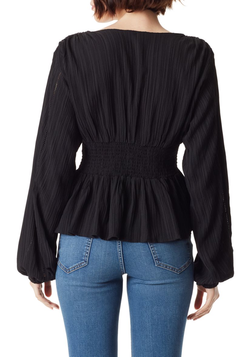 Evie Textured Woven Top 