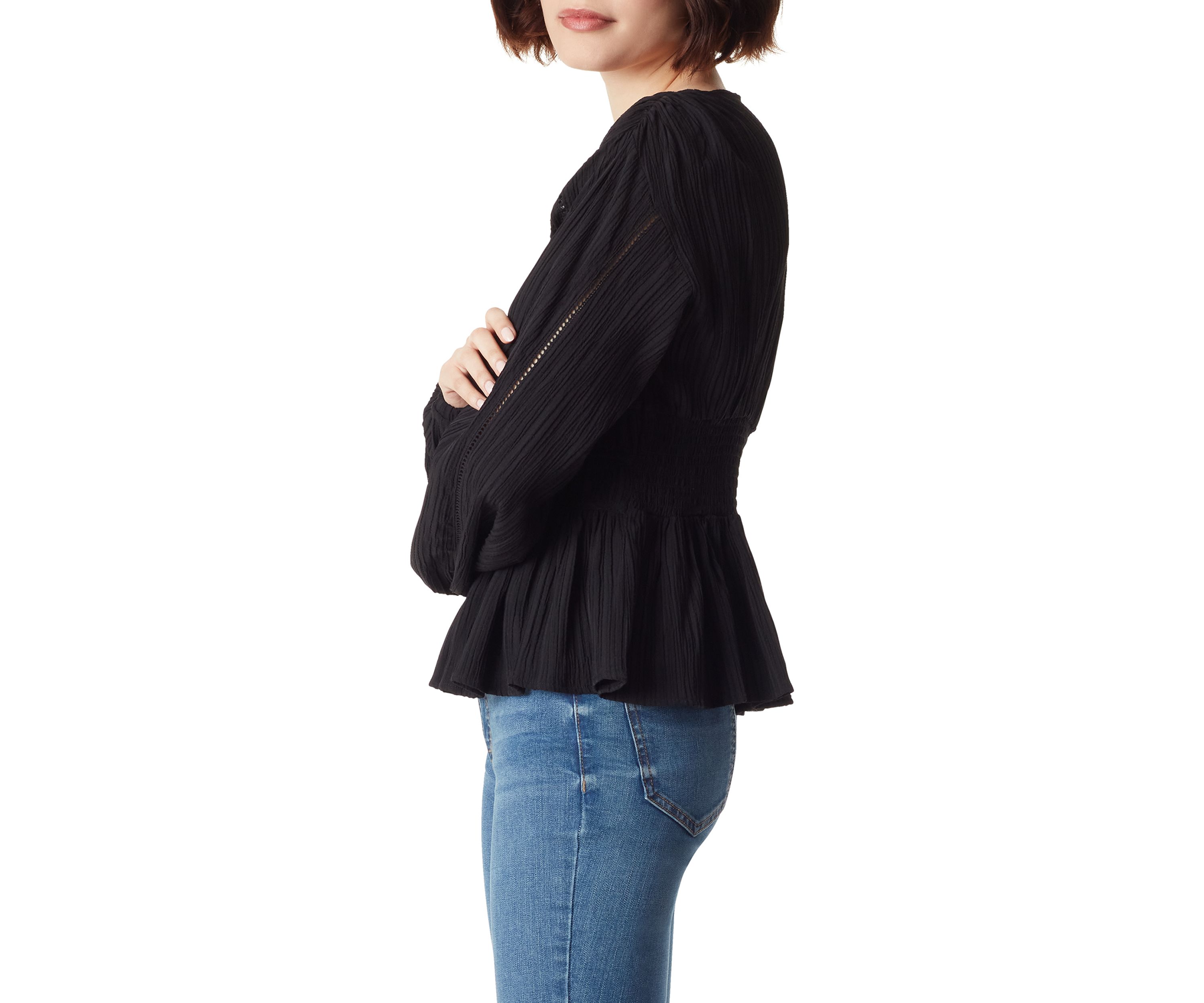 Evie Textured Woven Top 