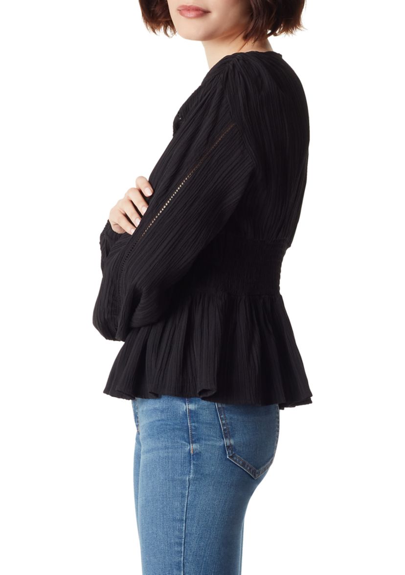 Evie Textured Woven Top 