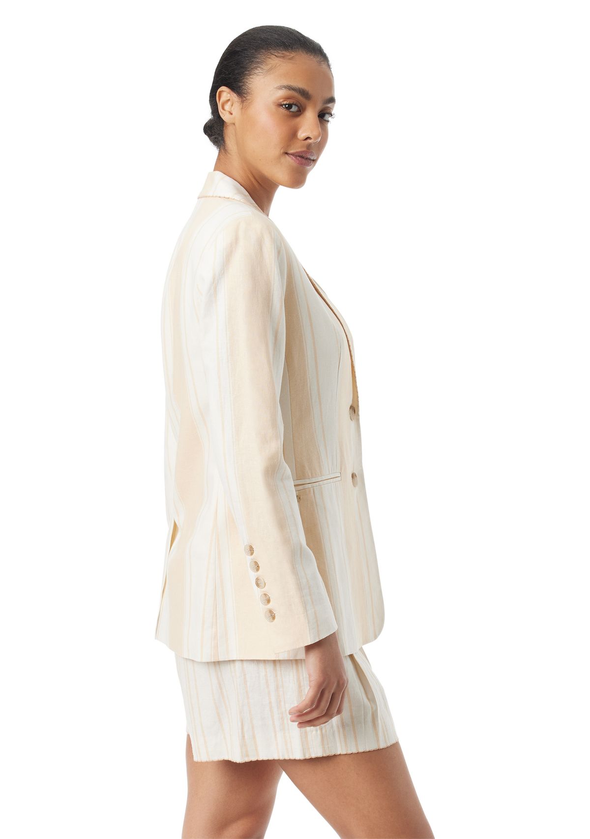 Womens Enola Striped Blazer