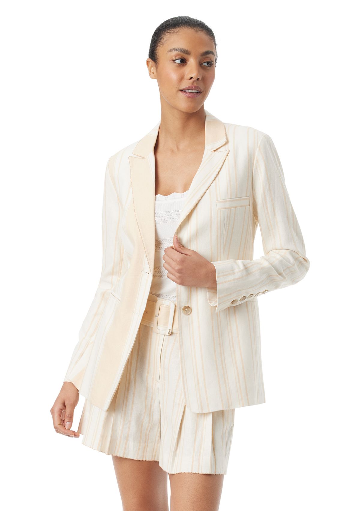 Womens Enola Striped Blazer