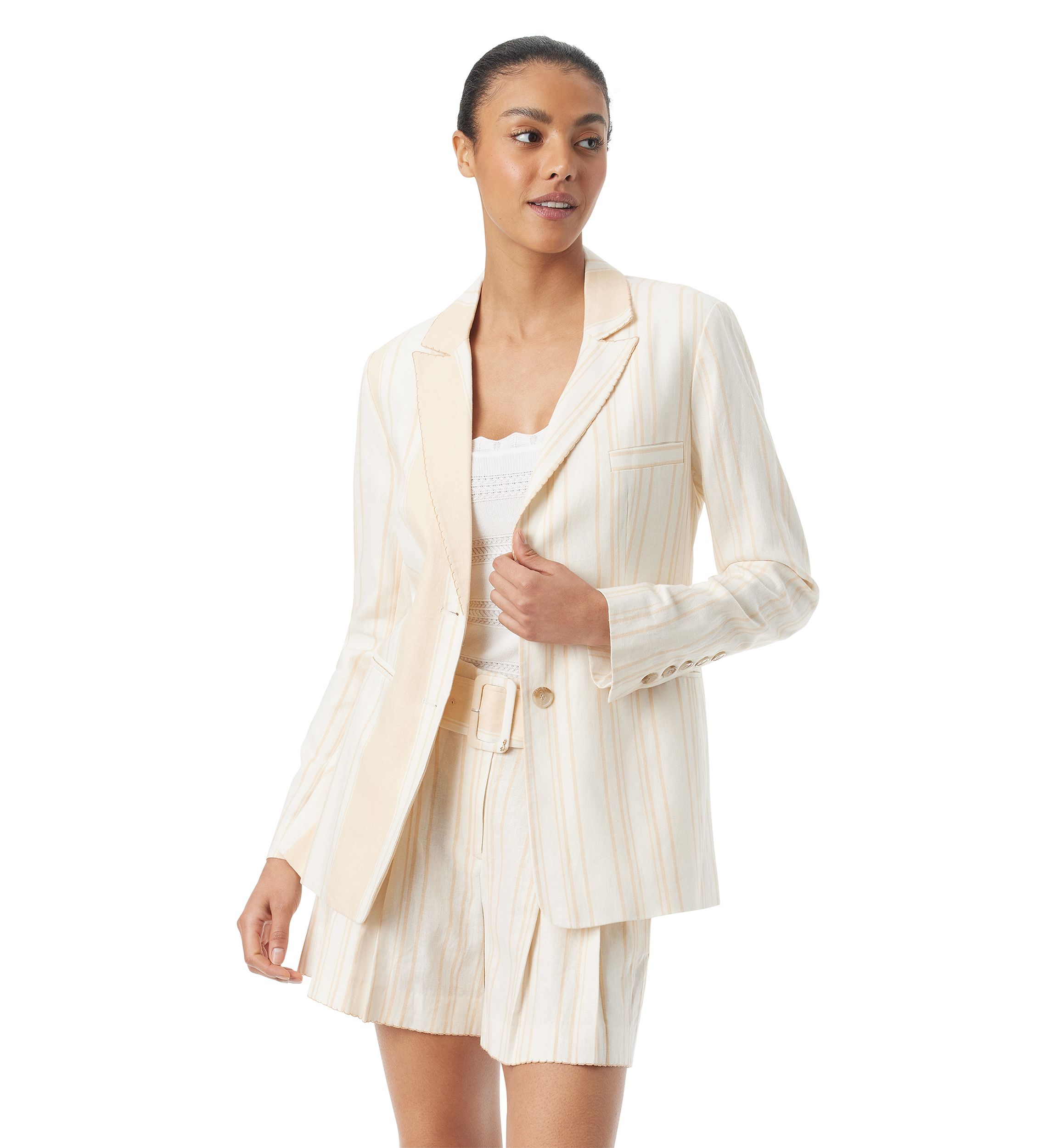 Womens Enola Striped Blazer