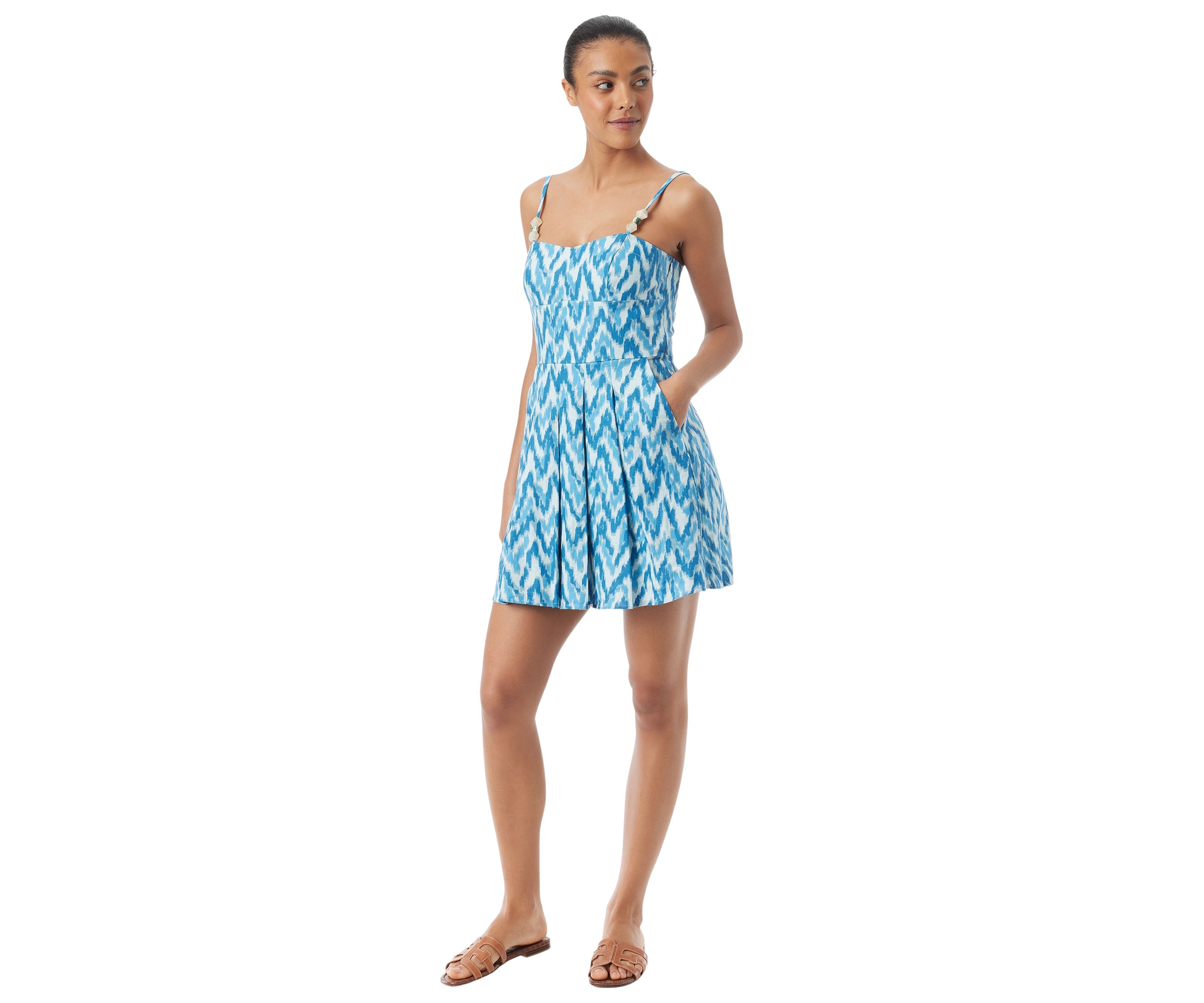 Womens Gigi Printed Mini Dress
