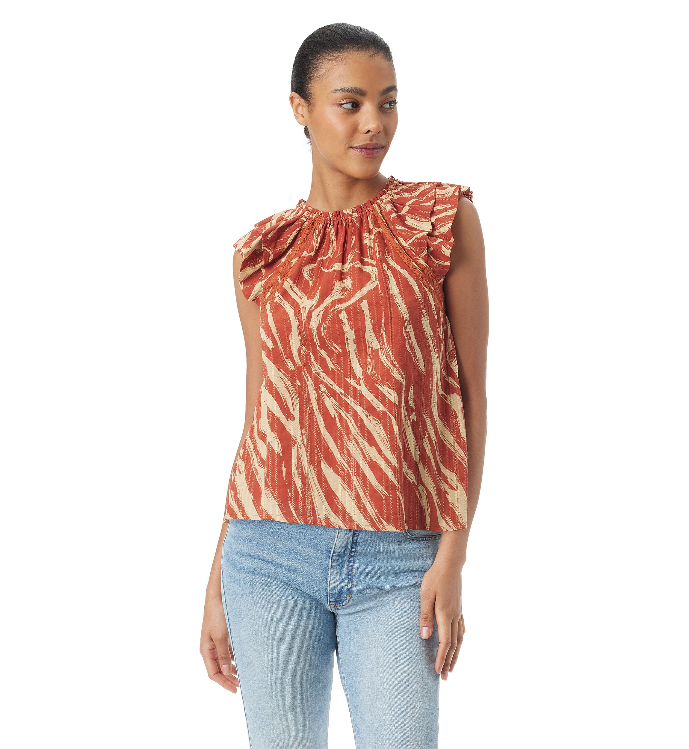 Womens Baeley Woven Top