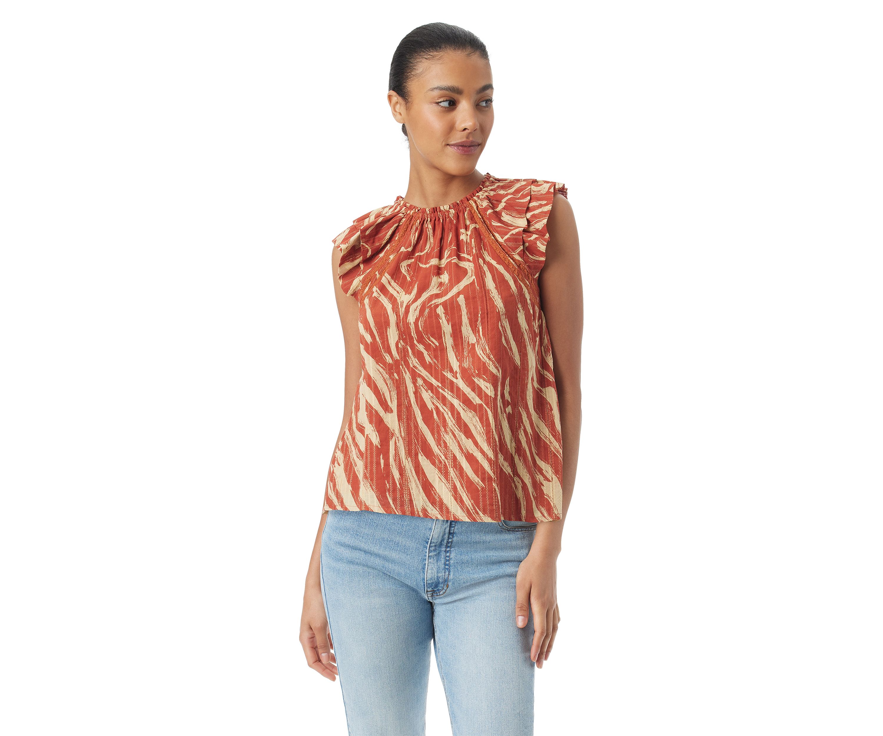 Womens Baeley Woven Top