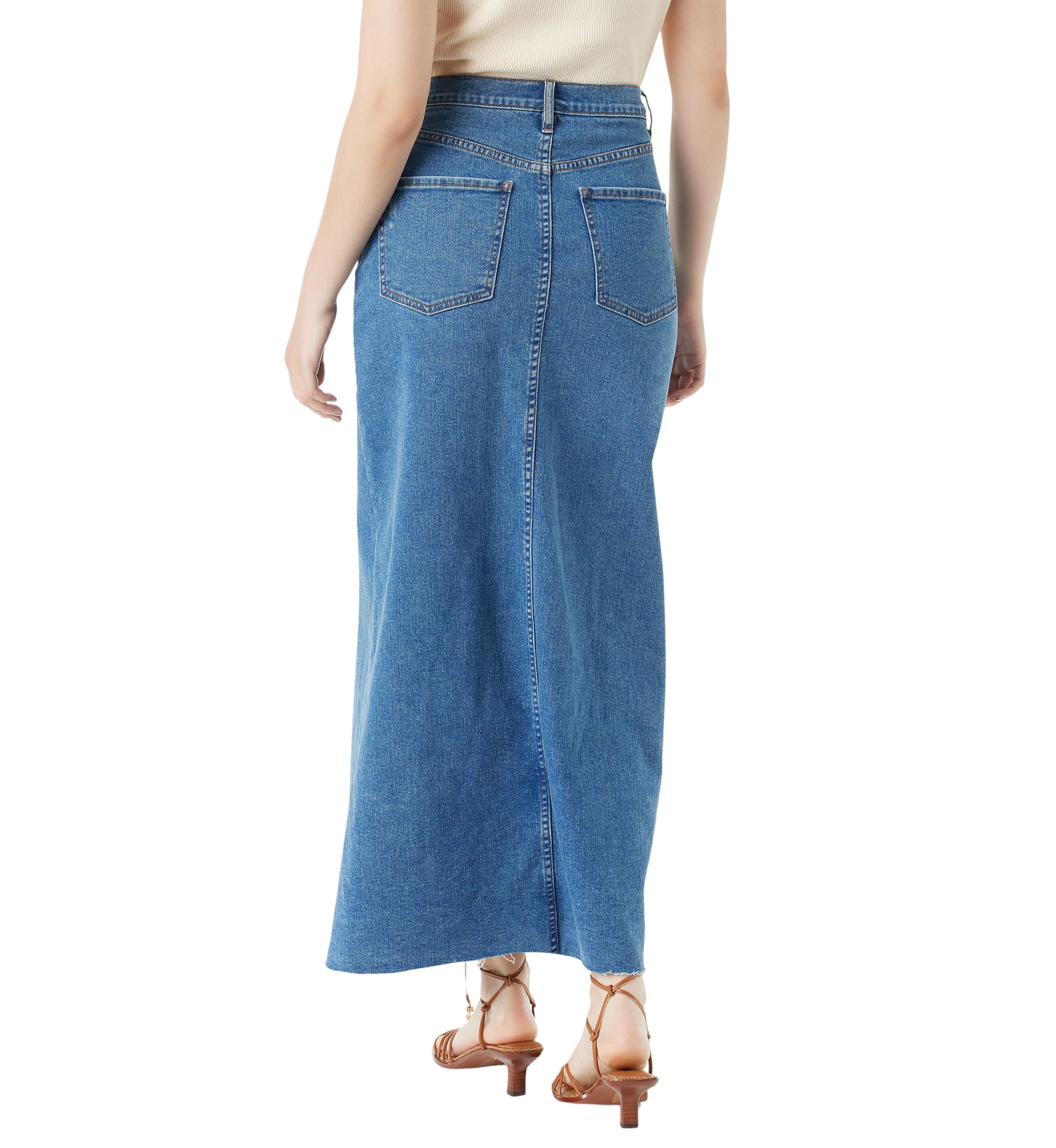 Womens Dempsey Split Front Maxi Skirt