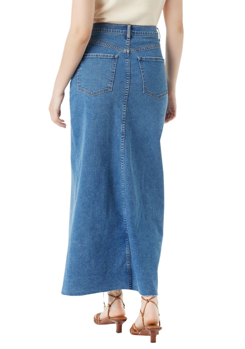 Womens Dempsey Split Front Maxi Skirt