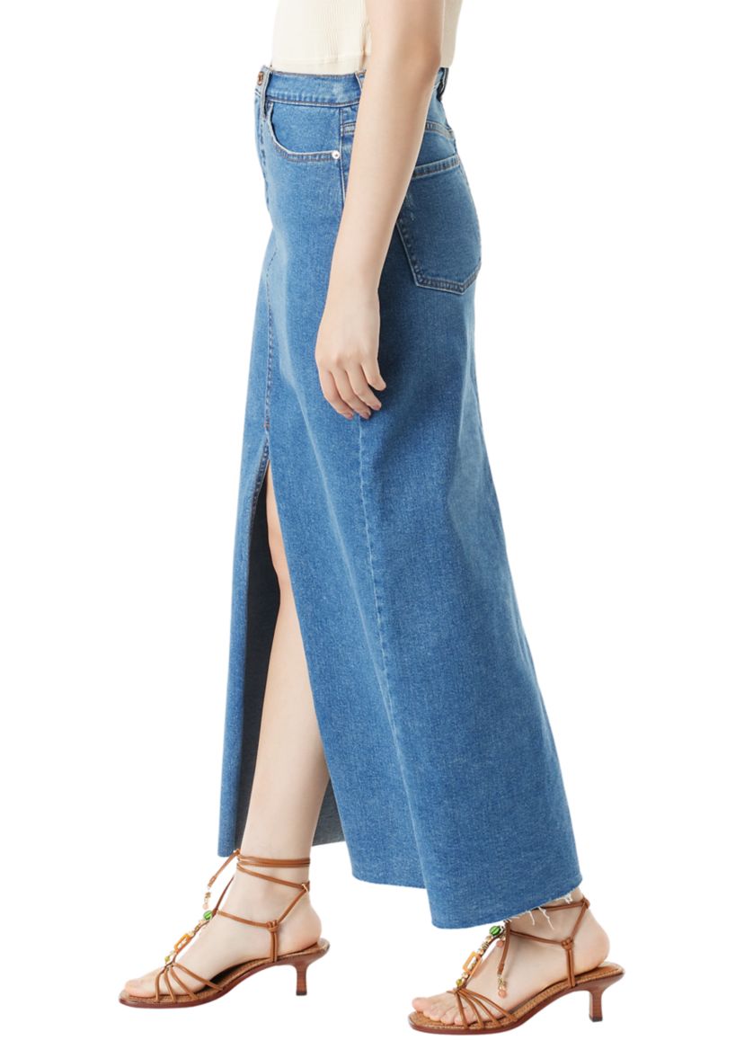 Womens Dempsey Split Front Maxi Skirt
