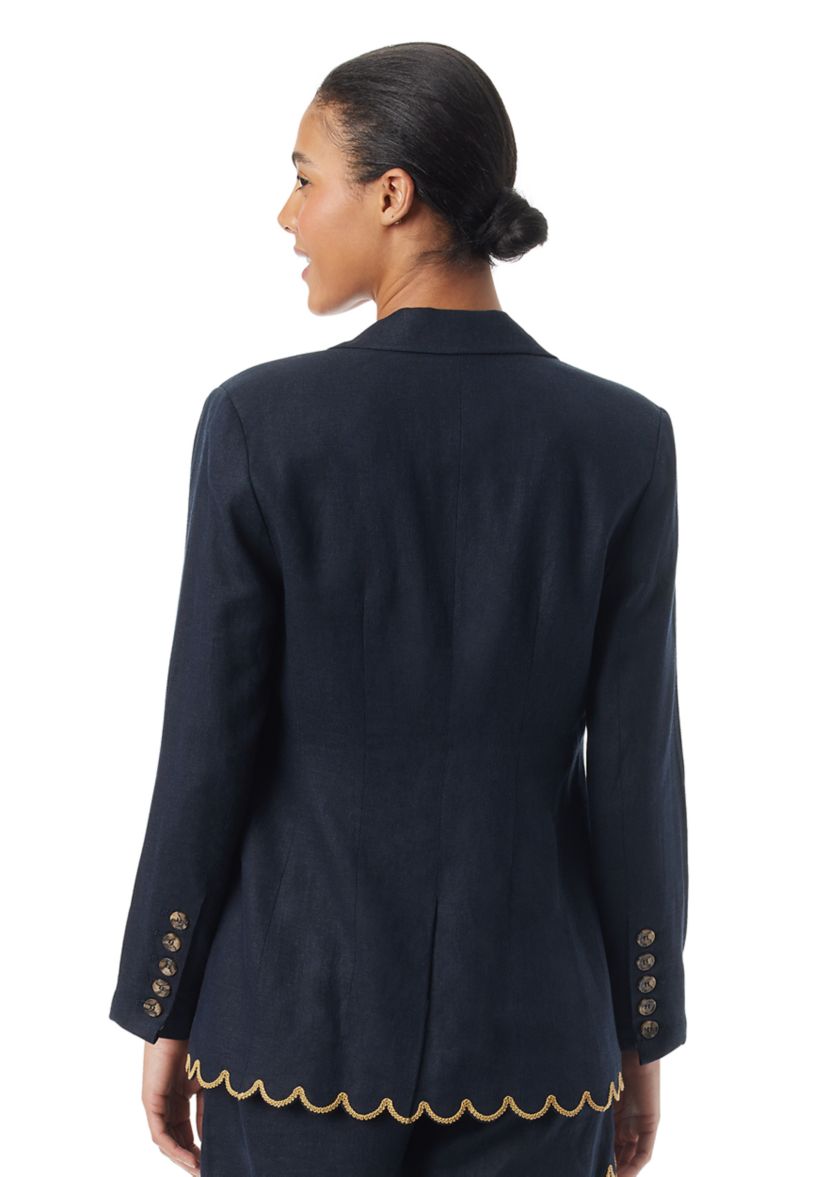 Womens Enola Scalloped Blazer