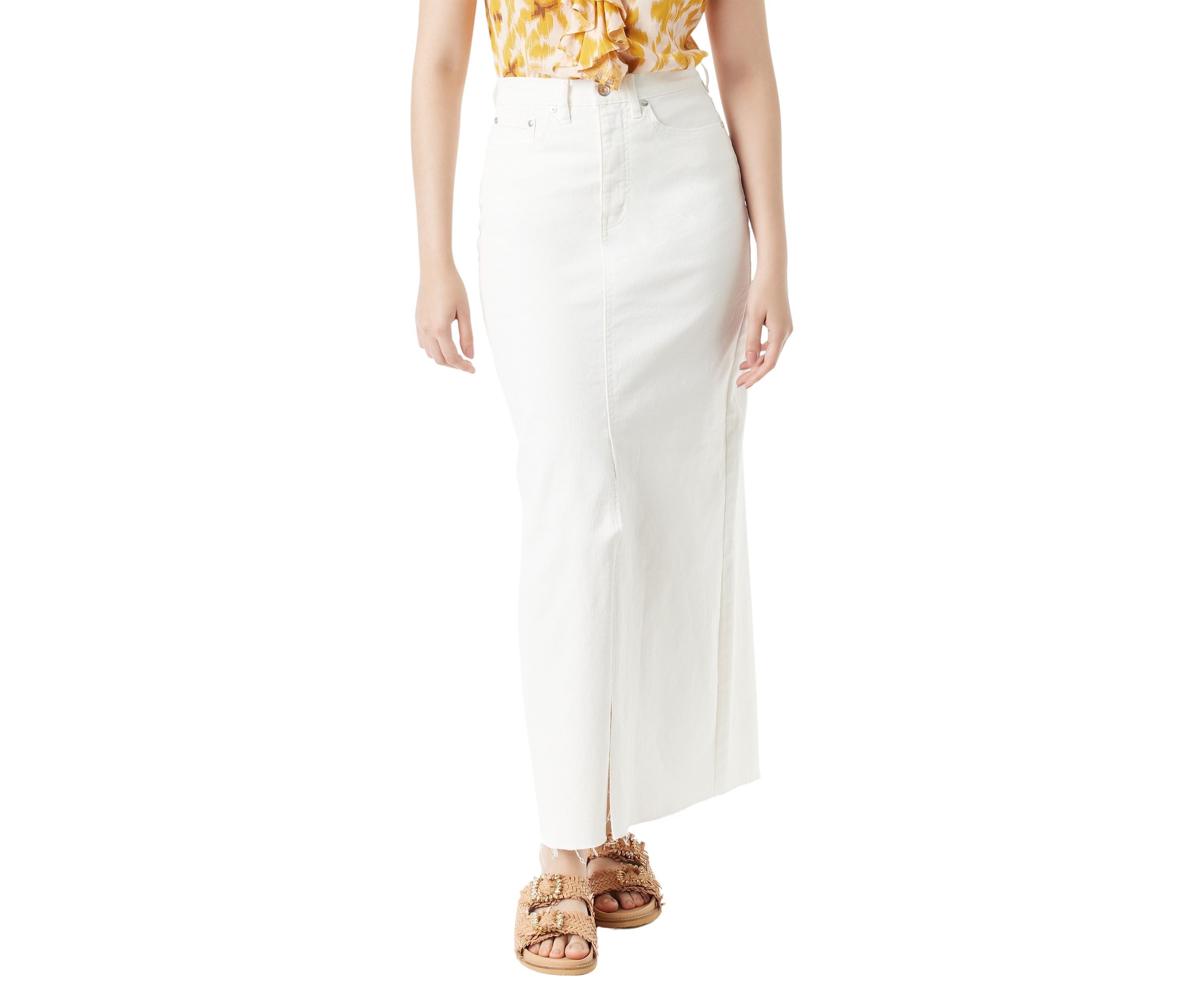 Womens Dempsey Split Front Maxi Skirt