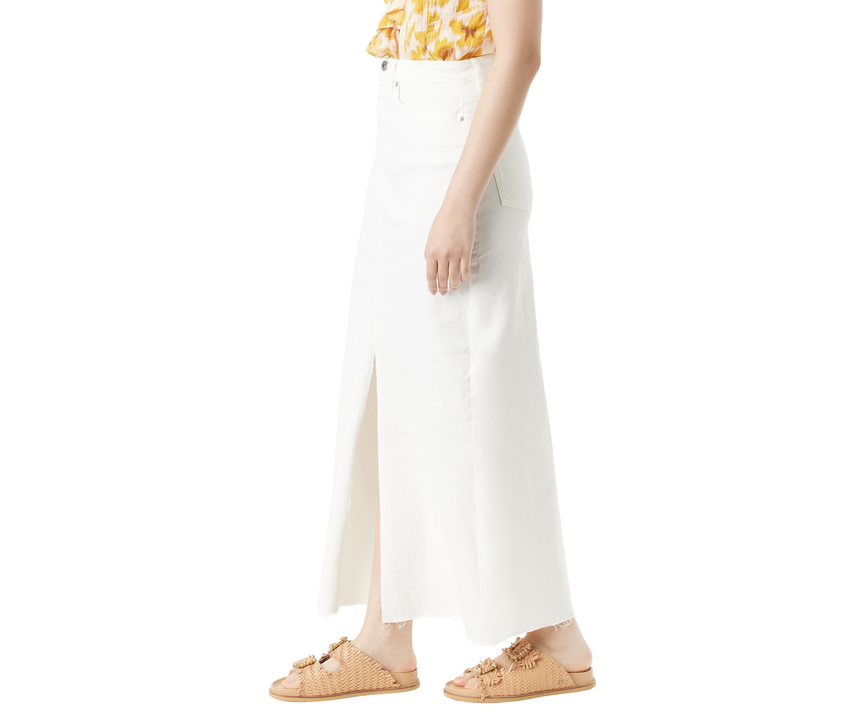 Womens Dempsey Split Front Maxi Skirt