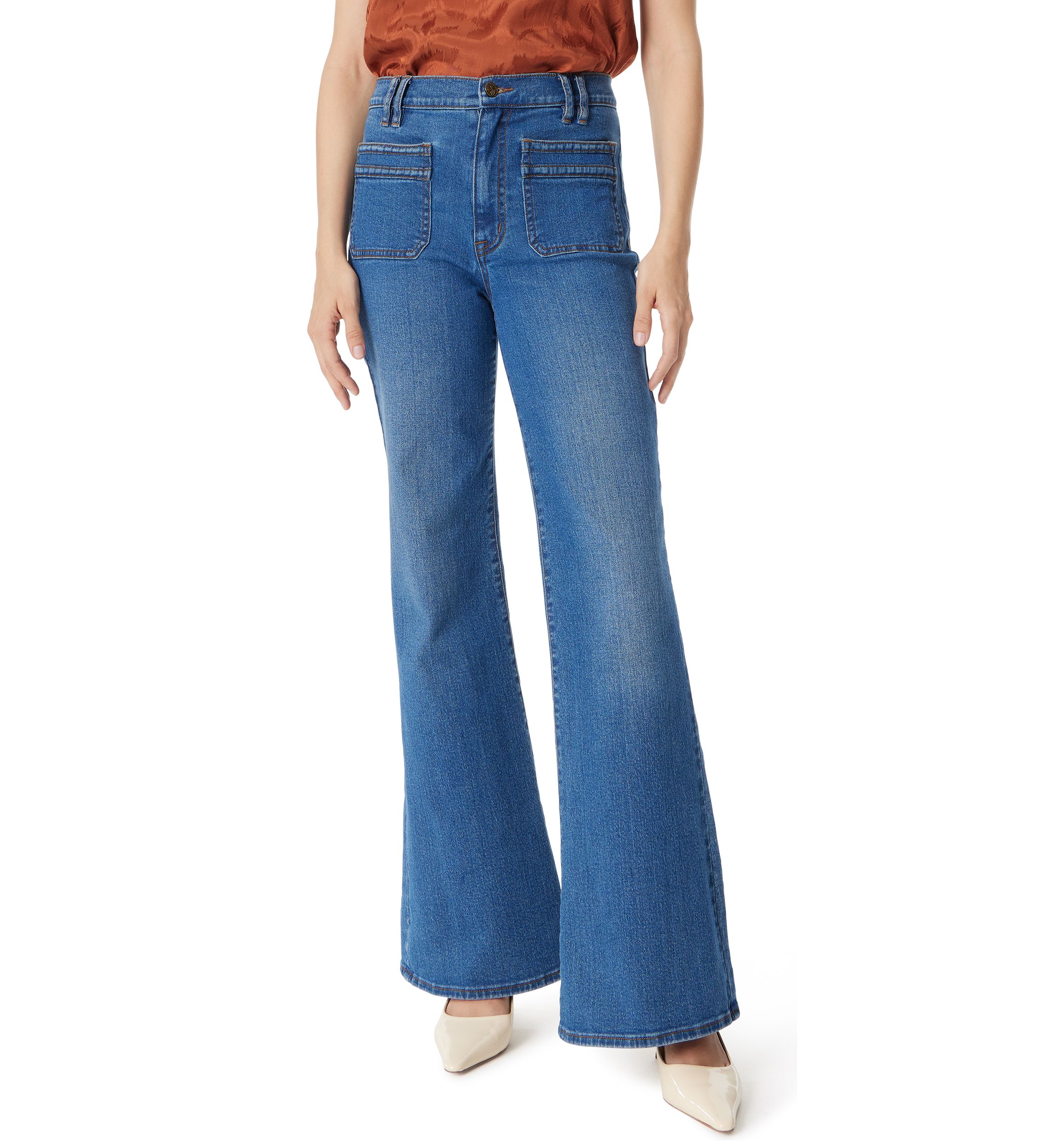 Womens Bay Flare Jeans