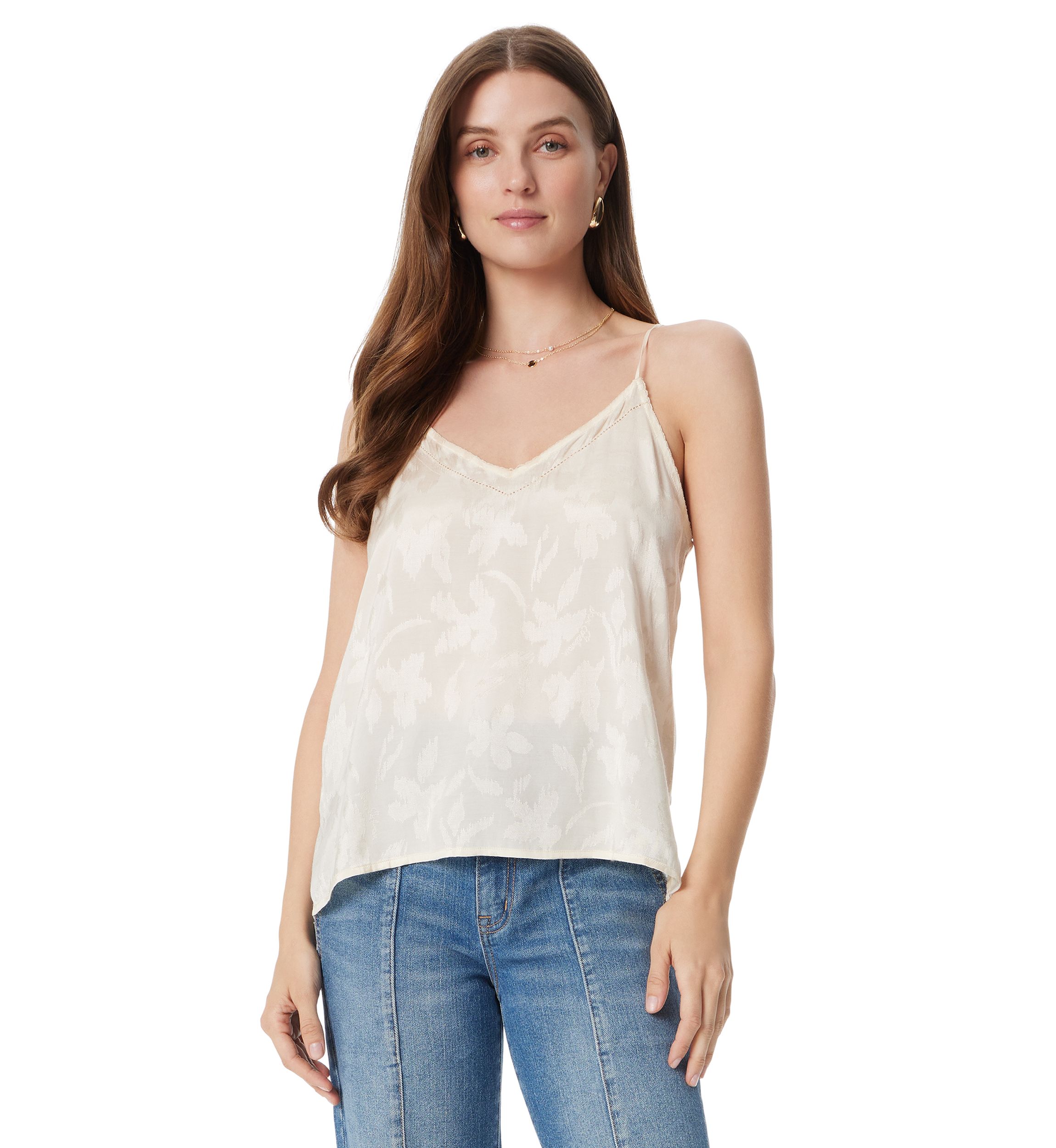 Womens Livvy Jacquard Tank