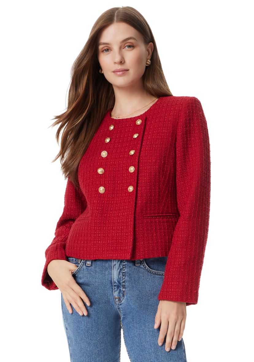 Womens Fiona Collarless Jacket 