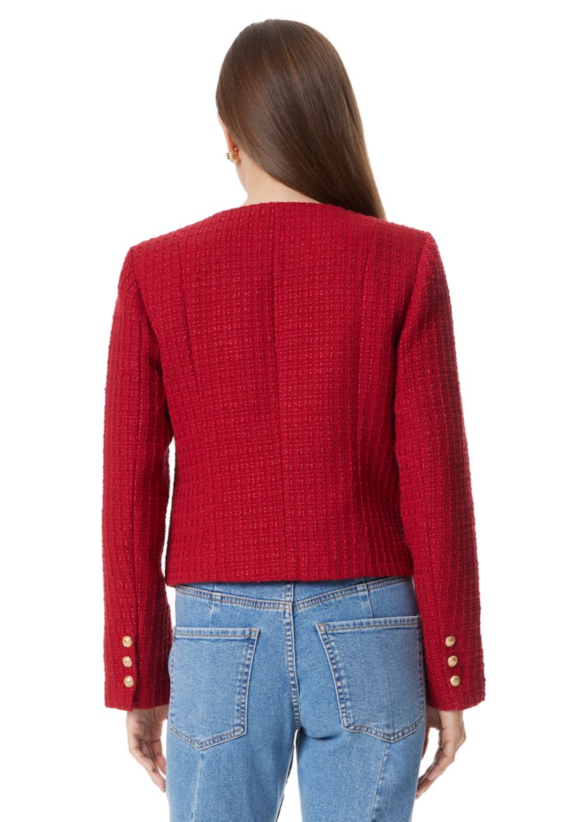 Womens Fiona Collarless Jacket 