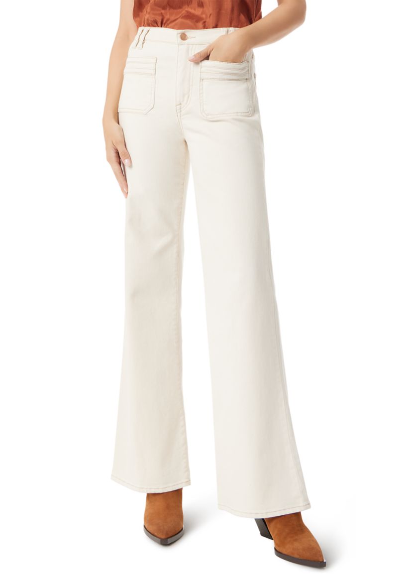 Womens Bay Flare Pants with Novelty Pocket