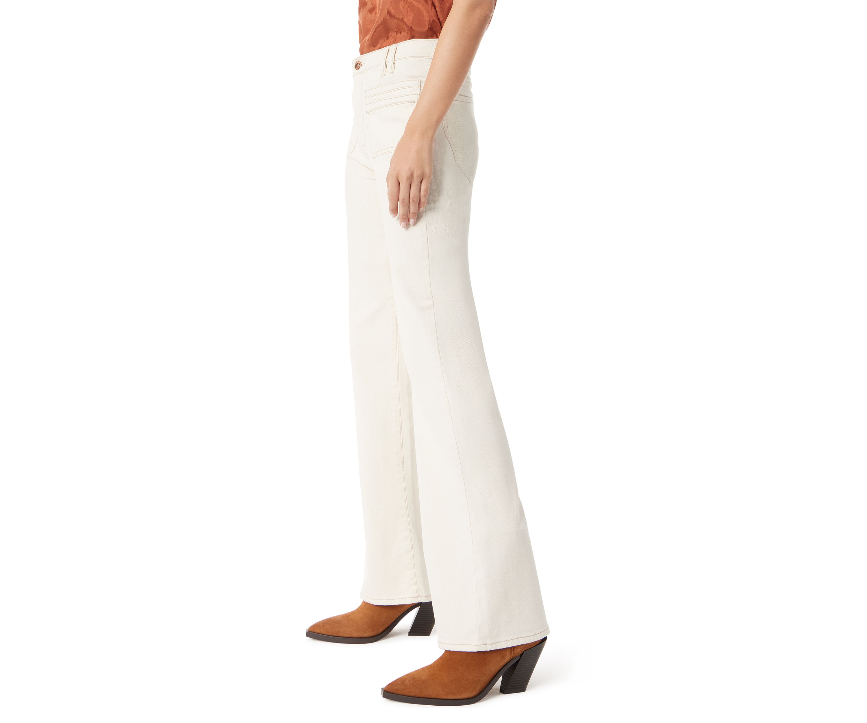 Womens Bay Flare Pants with Novelty Pocket