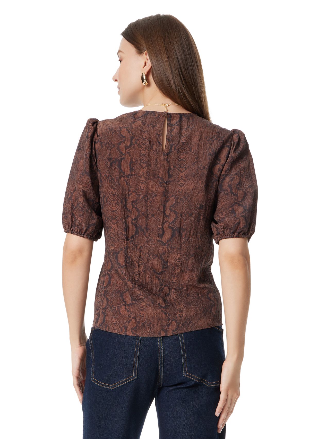 Womens Dakota Puff Sleeve Top 