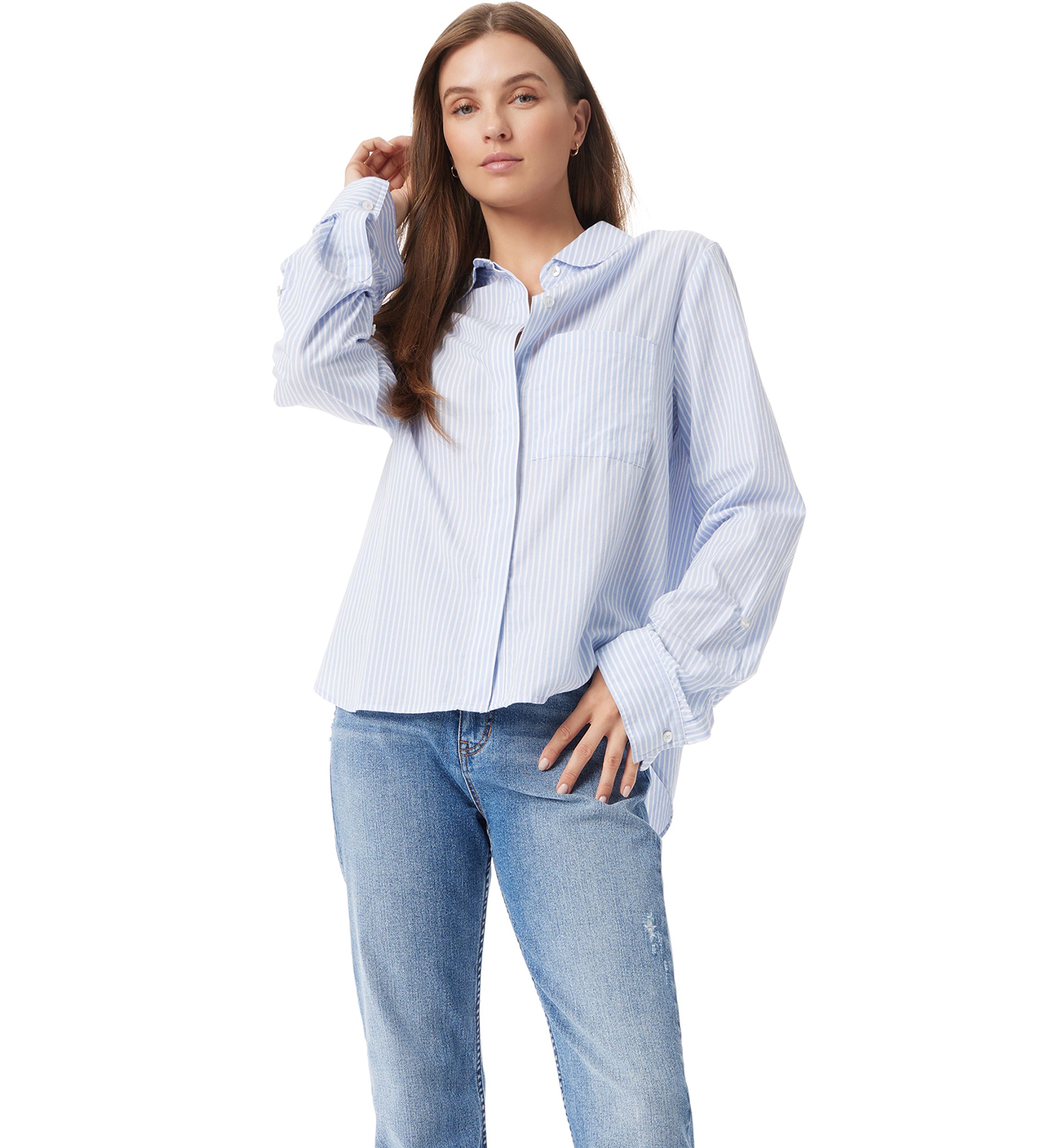 Dorey Oversized Button Down Top
