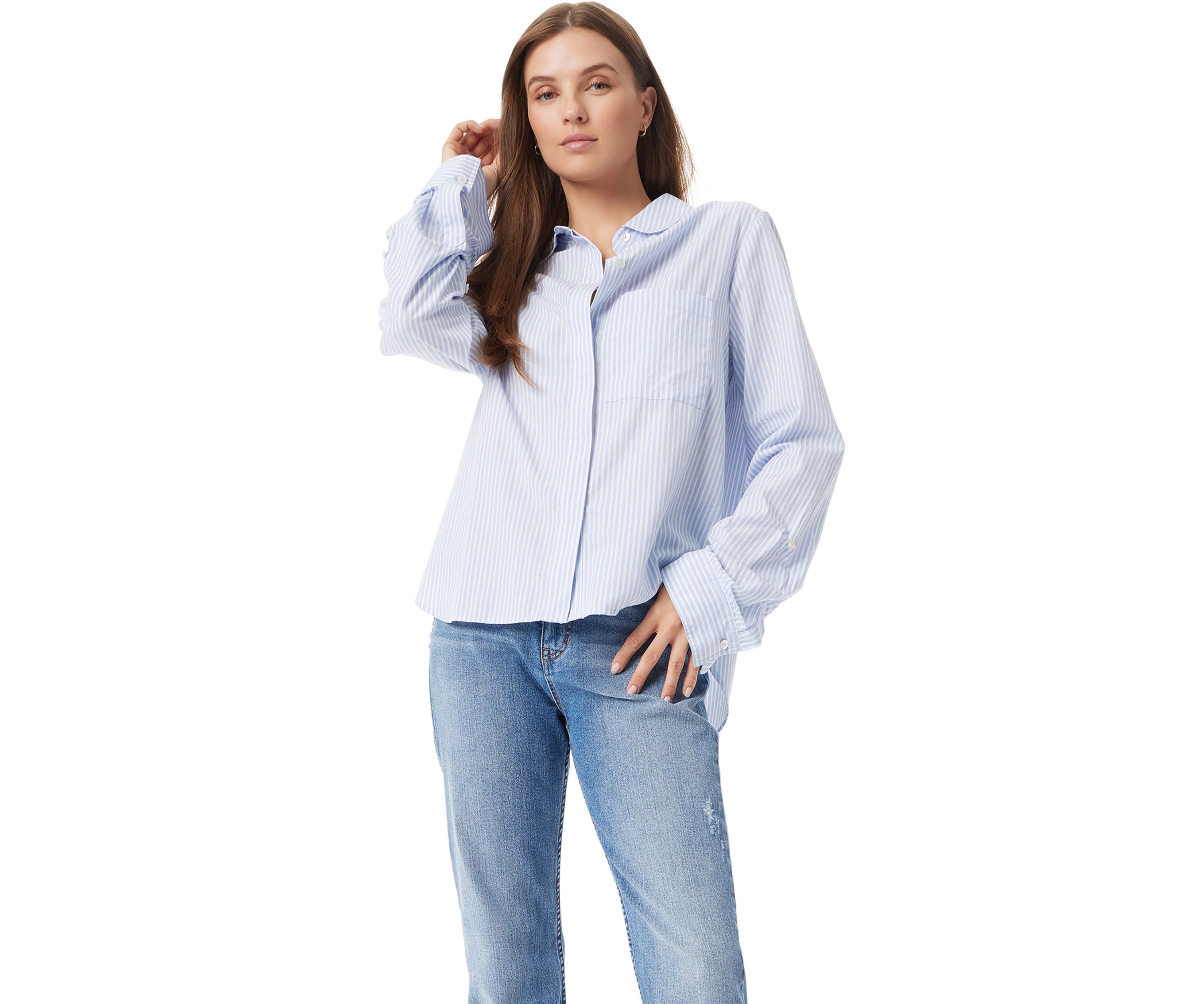 Dorey Oversized Button Down Top