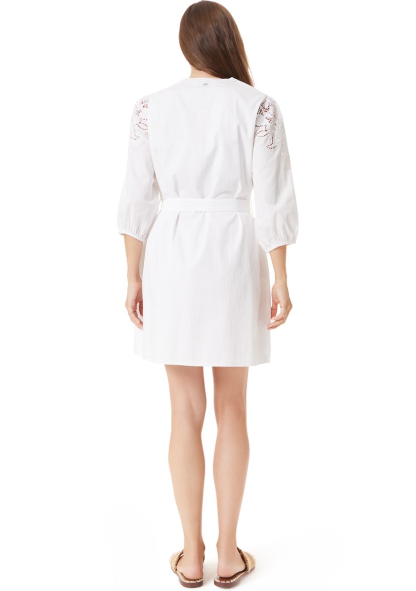 Womens Lainie Belted Mini Dress