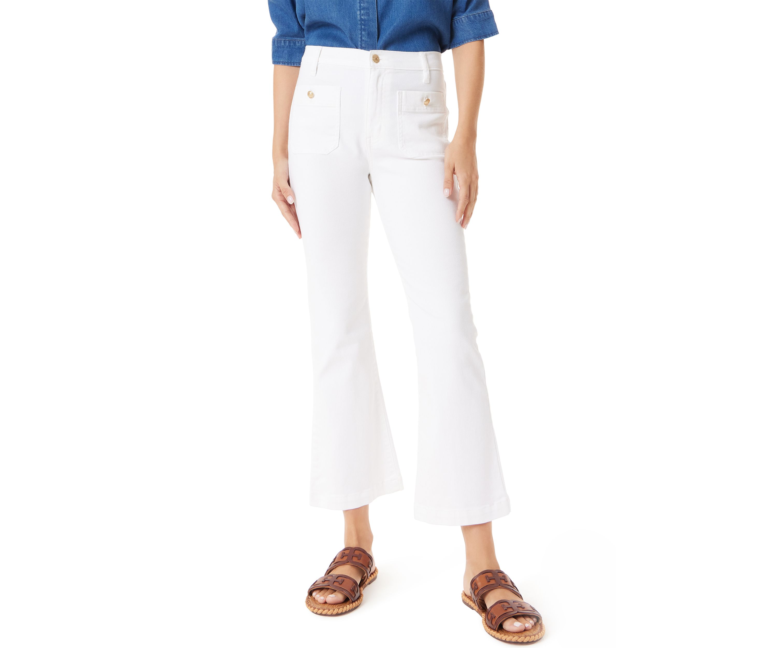 Womens Kick Flare Jeans