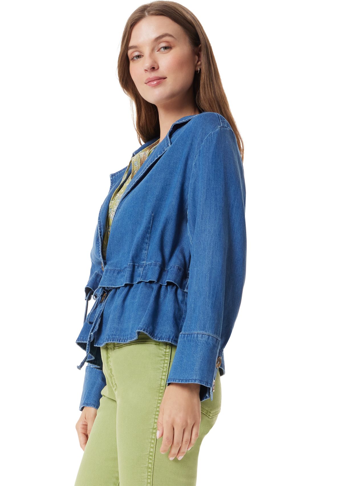 Womens Gina Convertible Cropped Trench Coat