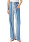 Womens Wide Leg 5 Pocket Jeans