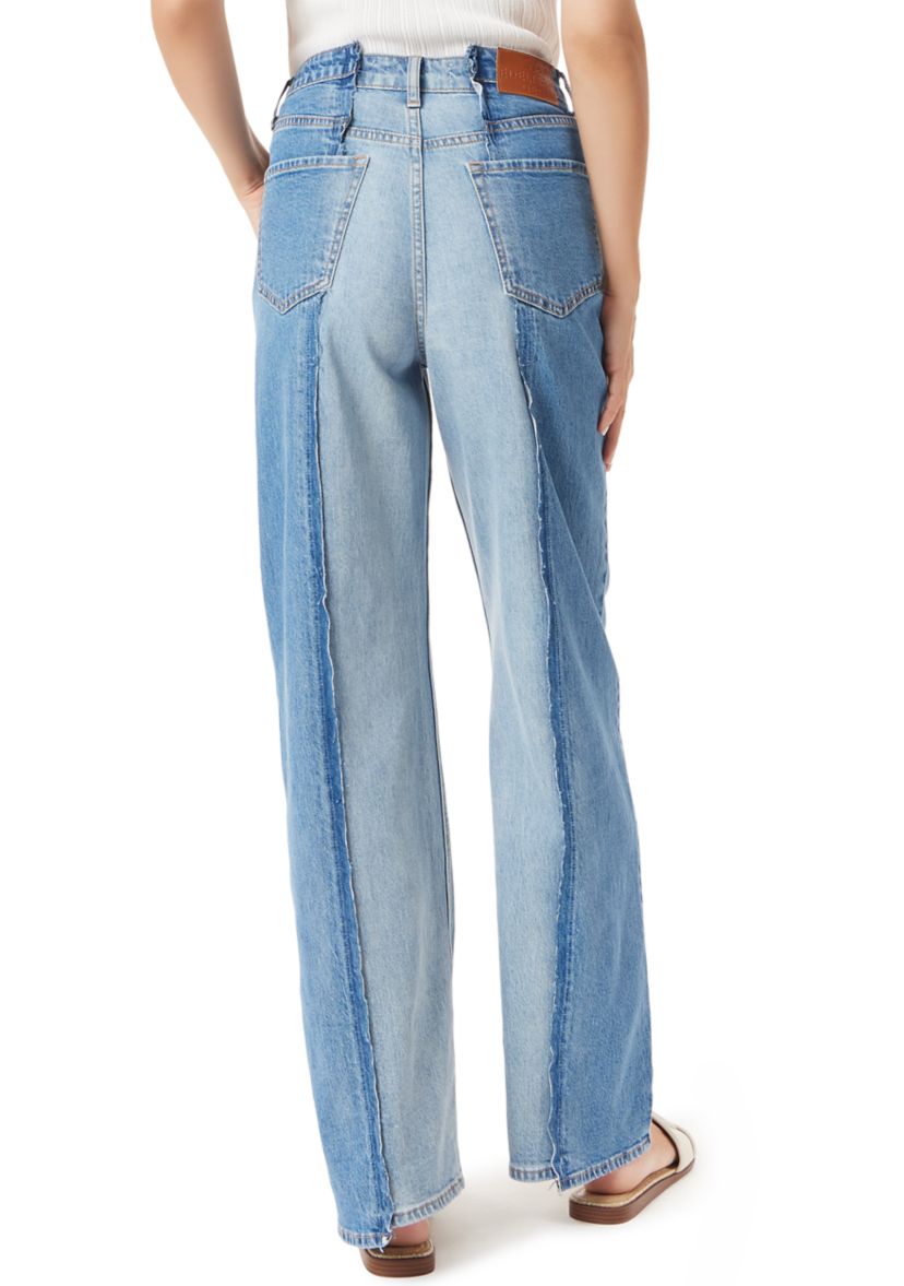 Womens Wide Leg 5 Pocket Jeans