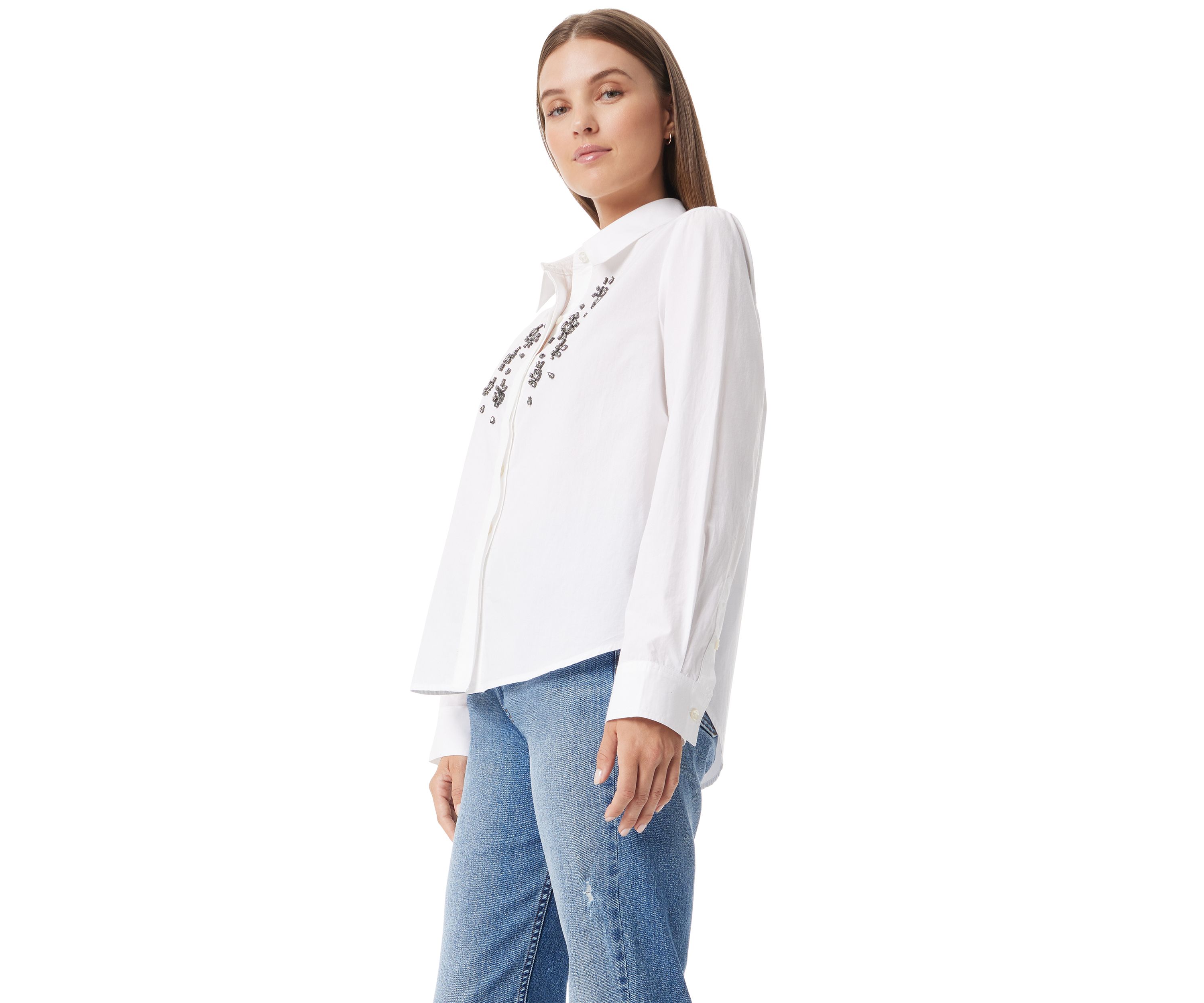 Womens Astrid Button Down Top