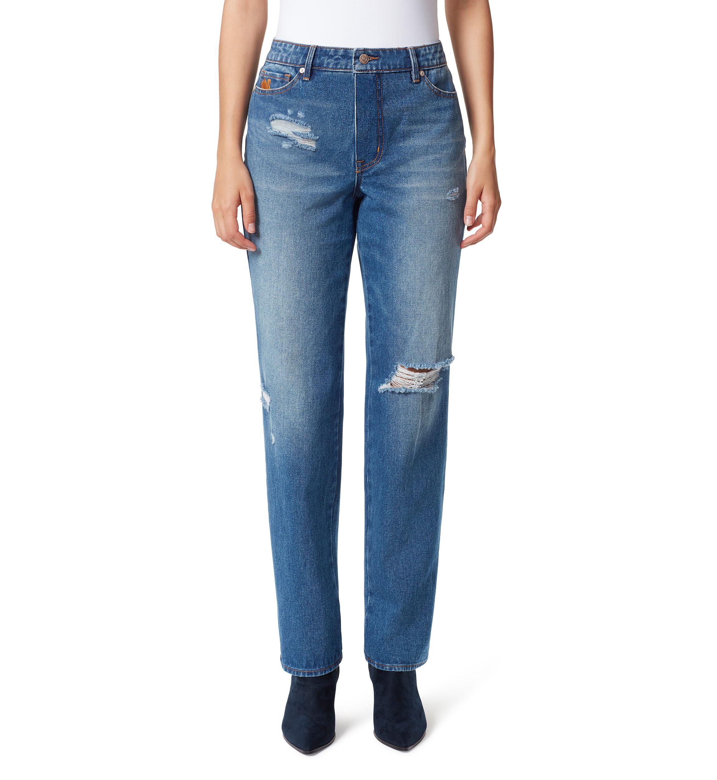 Womens Miles Straight Leg Jeans