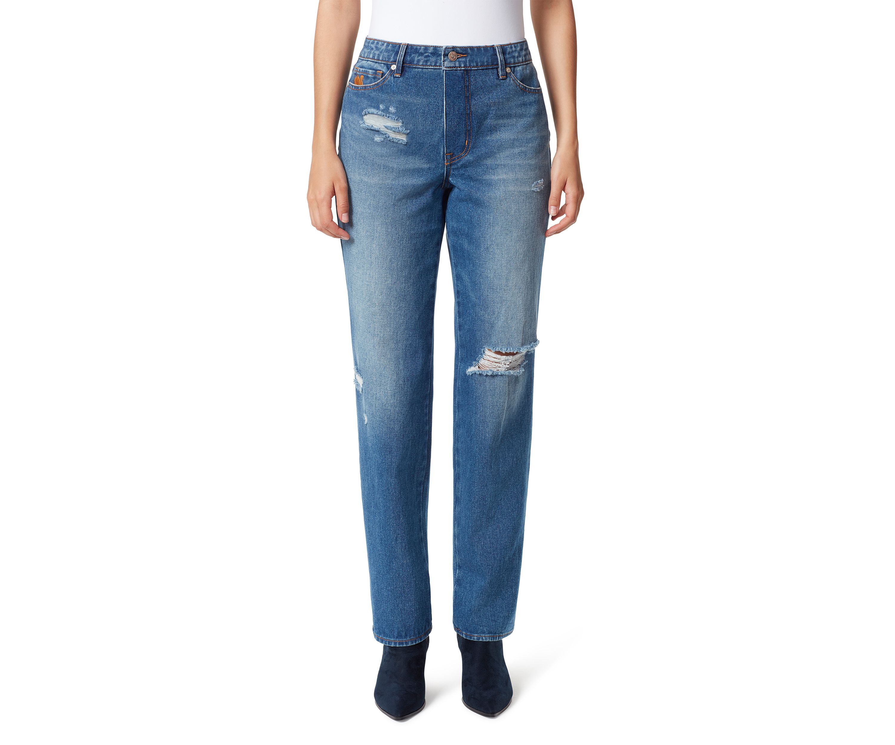 Womens Miles Straight Leg Jeans