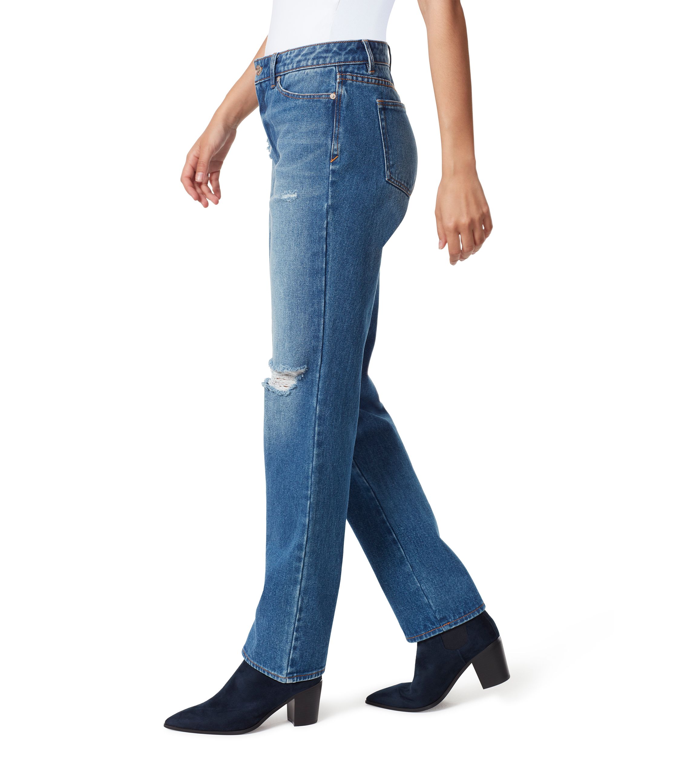 Womens Miles Straight Leg Jeans