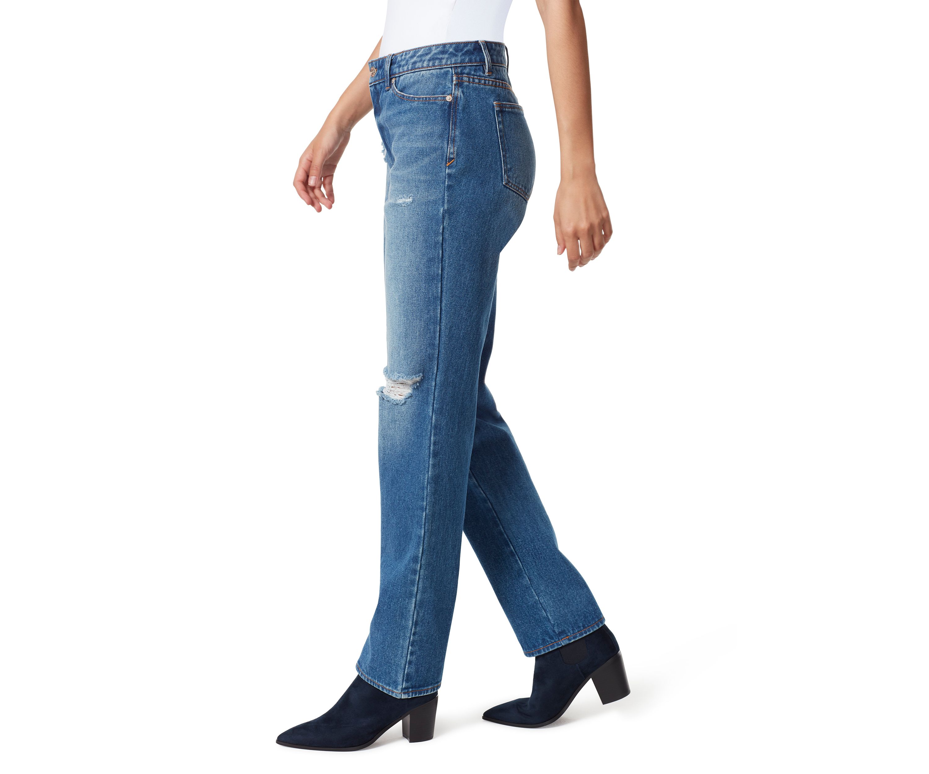 Womens Miles Straight Leg Jeans