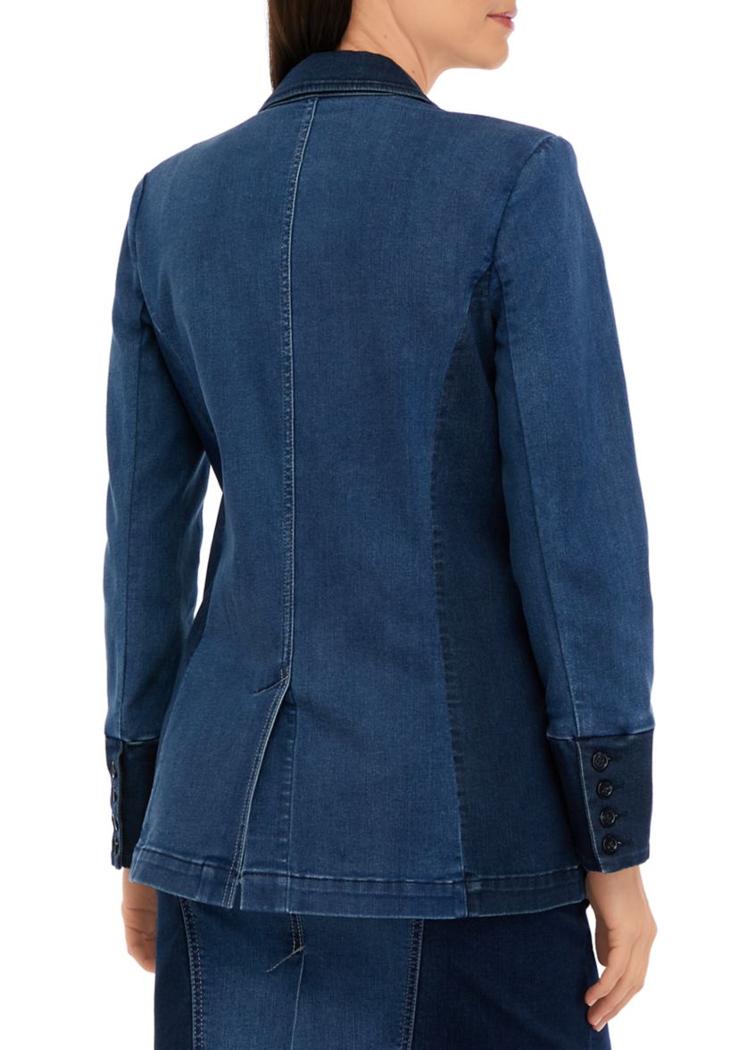 Womens Patchwork Blazer 