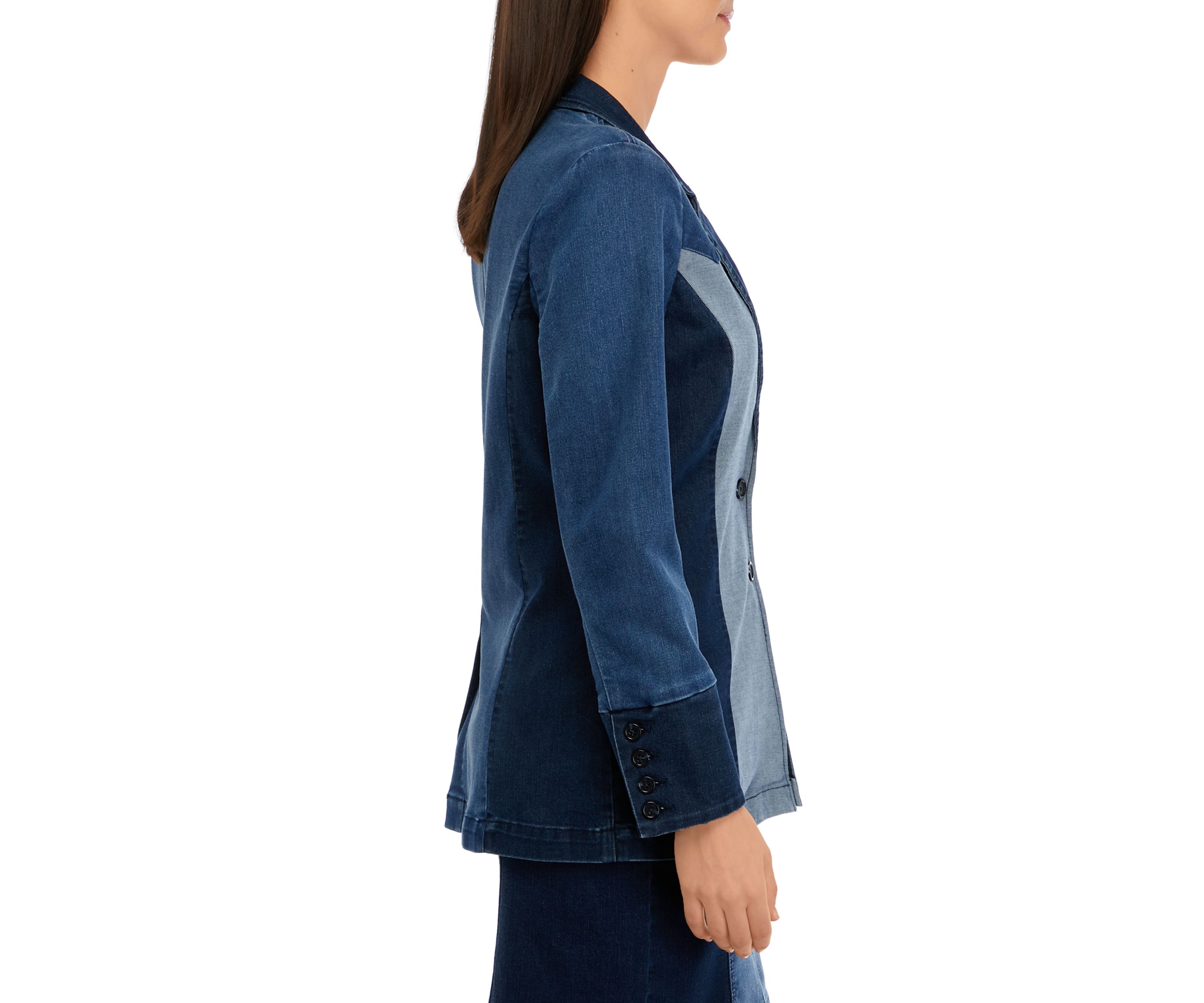 Womens Patchwork Blazer 