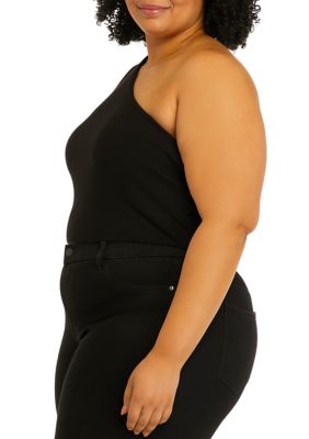 Sleeveless Ribbed Mock Neck Top - Missy and Plus Sizes
