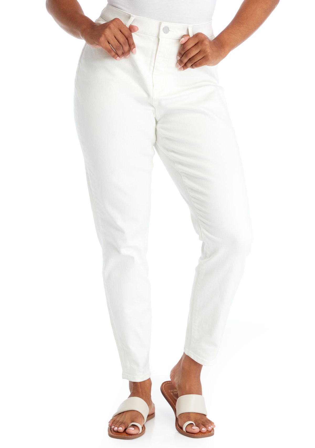 High Waist Skinny Jeans - Missy and Plus Sizes