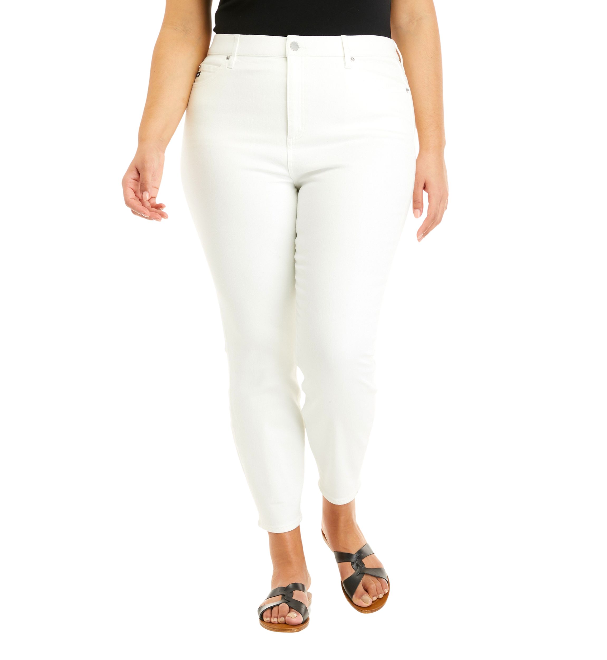 High Waist Skinny Jeans - Missy and Plus Sizes