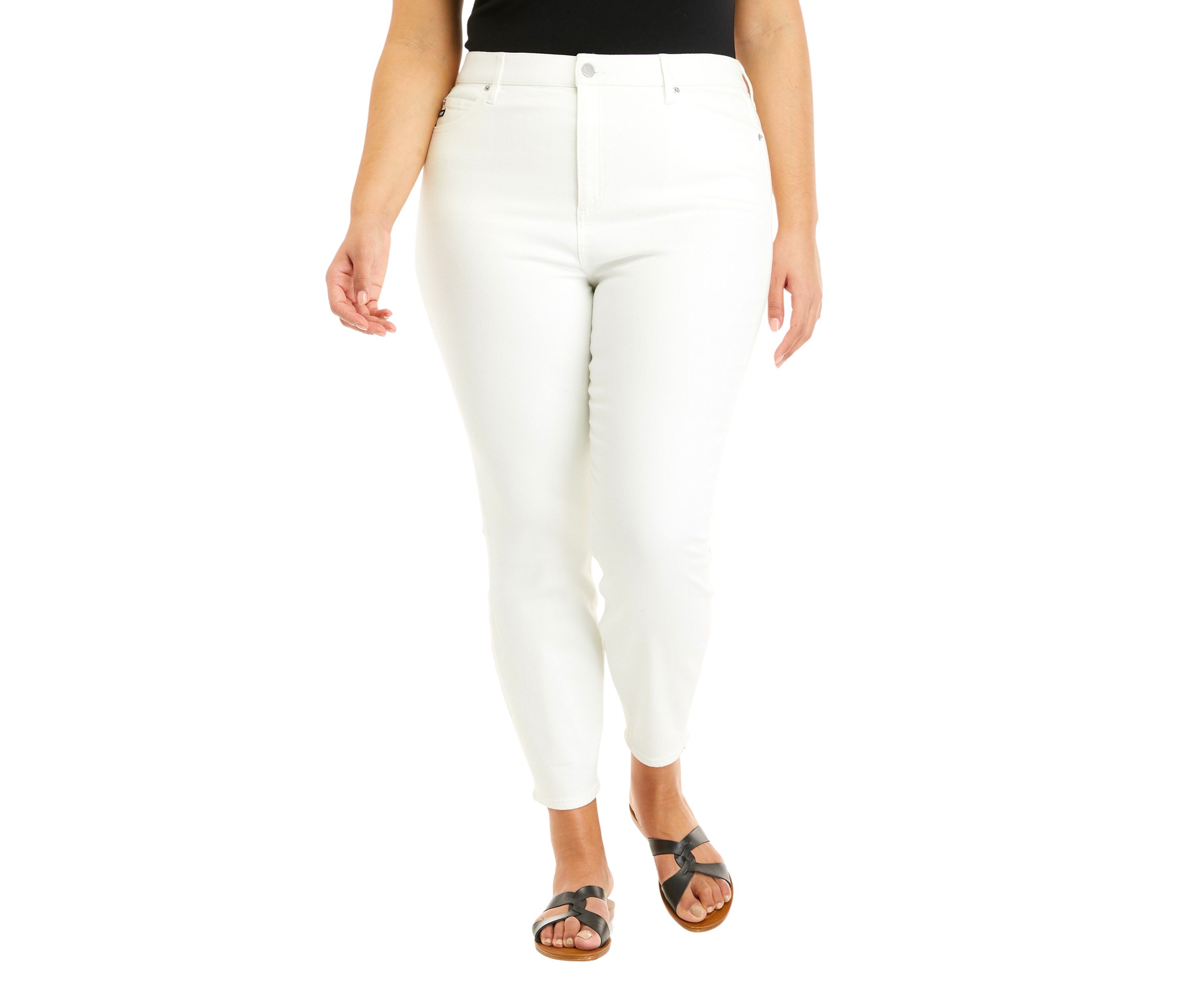 High Waist Skinny Jeans - Missy and Plus Sizes