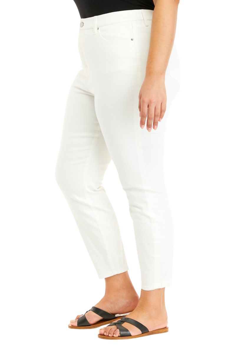 High Waist Skinny Jeans - Missy and Plus Sizes