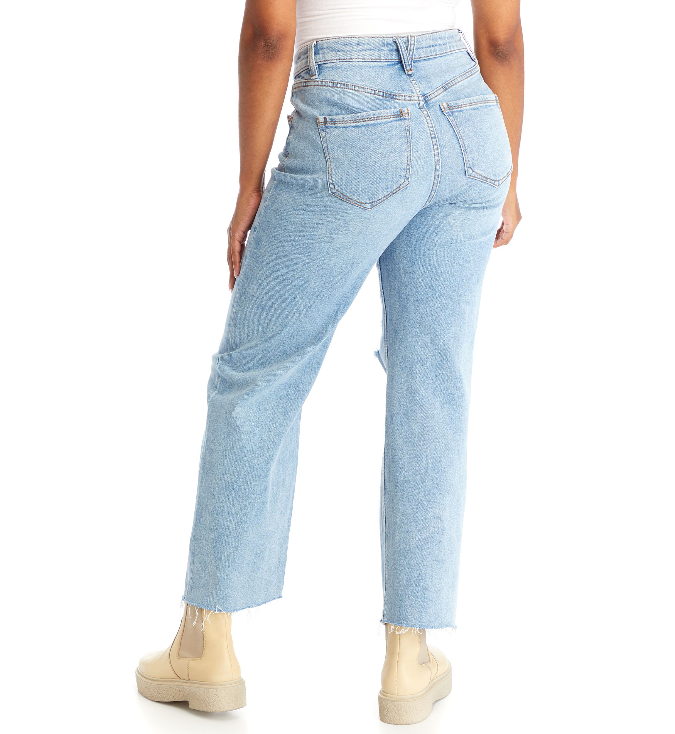 Vintage Straight Ankle Jeans - Missy and Plus Sizes