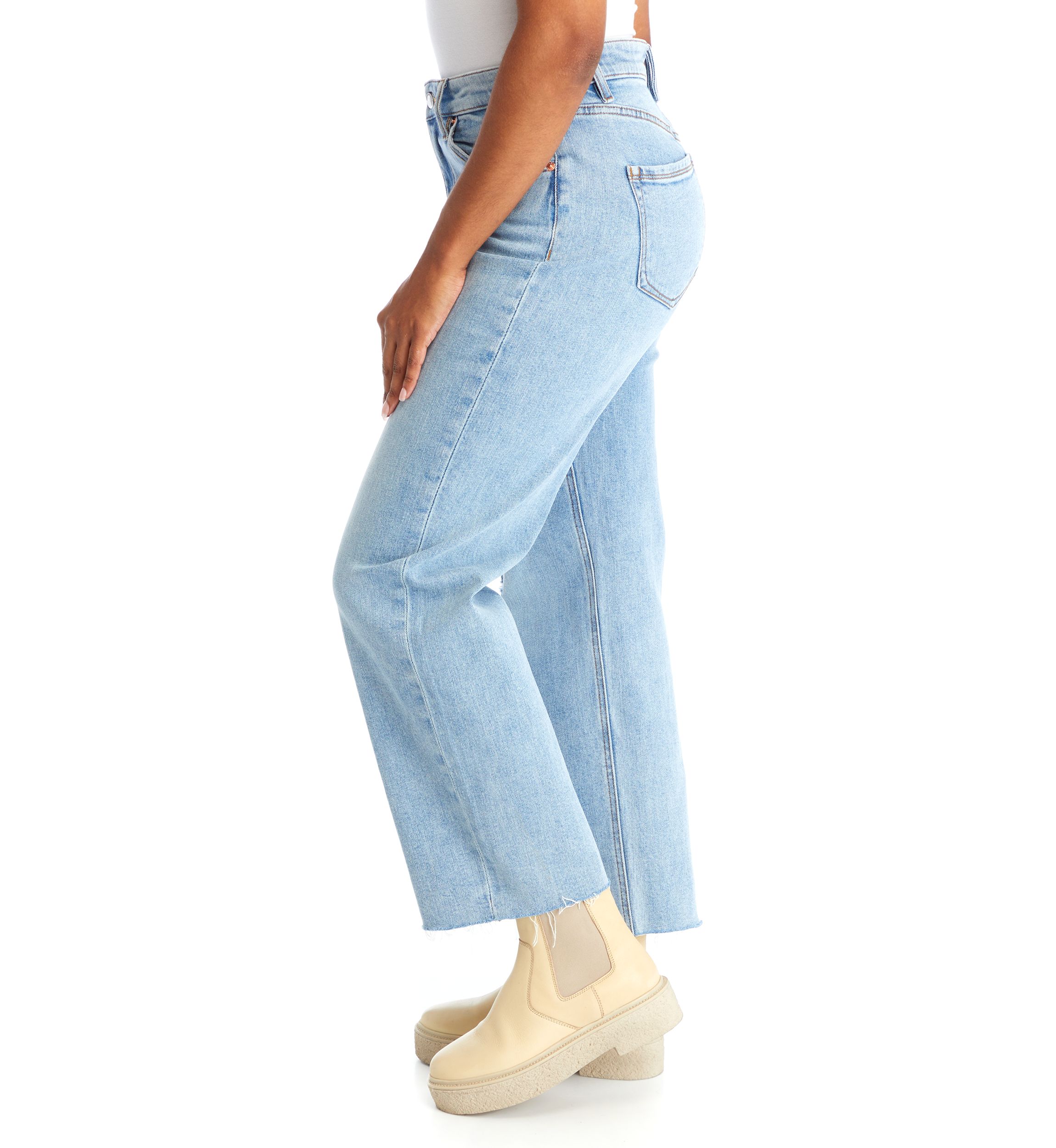 Vintage Straight Ankle Jeans - Missy and Plus Sizes