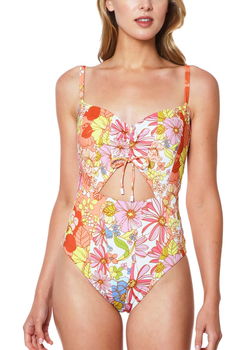 Fresh Cuts Keyhole One Piece Swimsuit
