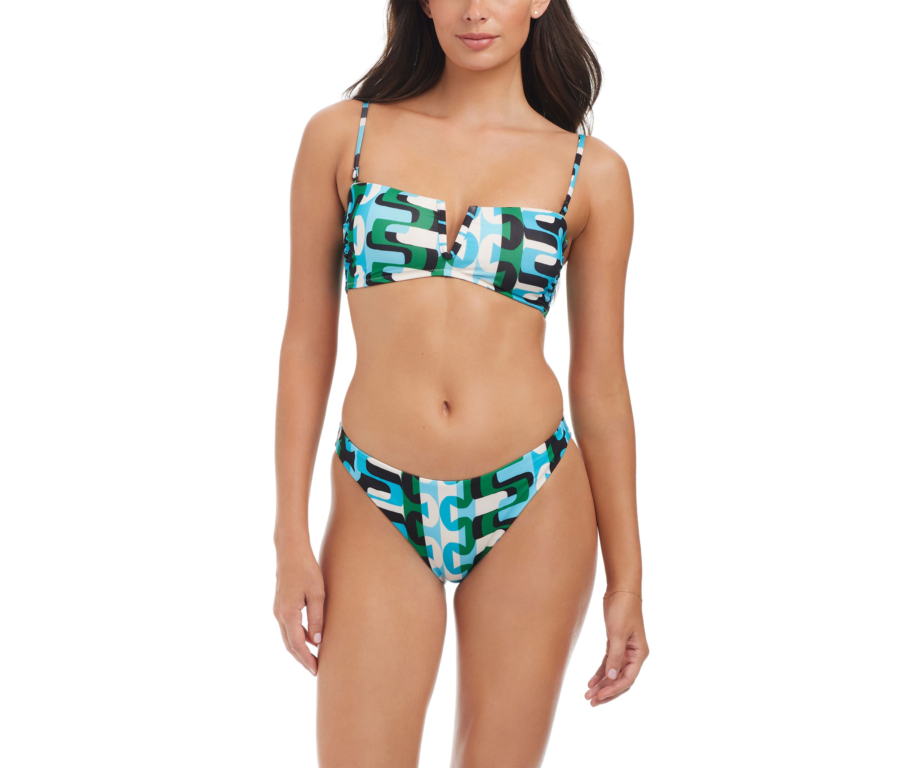 Geo Flow Hipster Swim Bottoms 