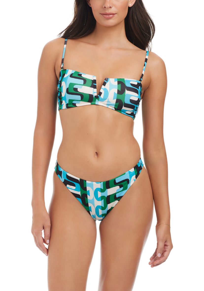 Geo Flow Hipster Swim Bottoms 