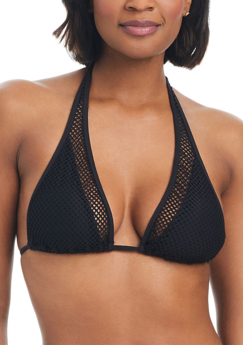 Sea Crochet Halter Swim Top 