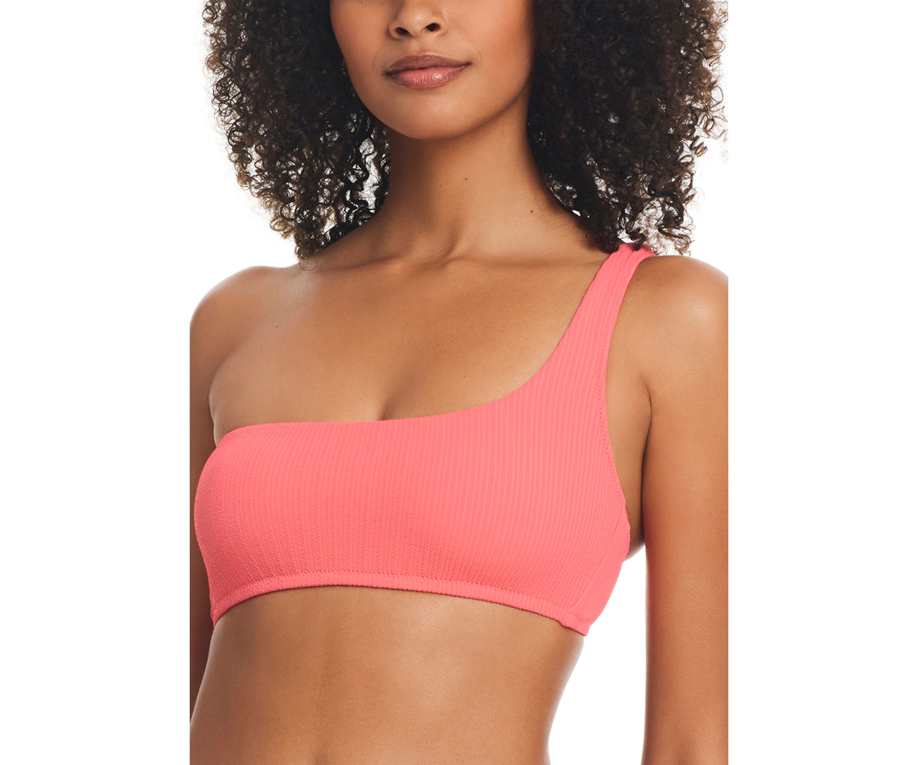 Sandbar Solids One Shoulder Bikini Top