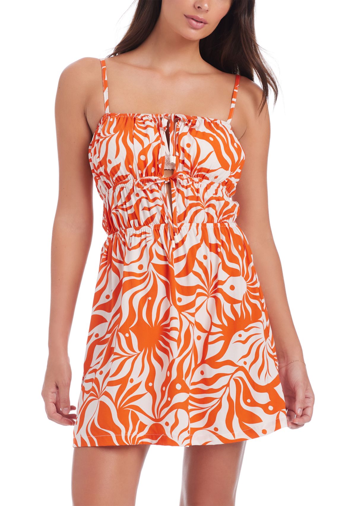 Sol Searcher Mini Column Swim Cover Up Dress 