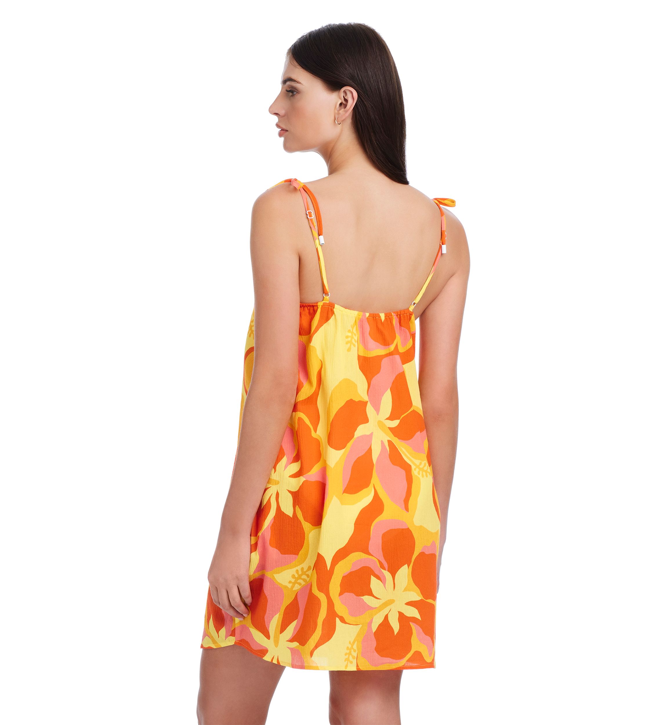 Tropic Escape Boxy Beach Dress Swim Cover Up